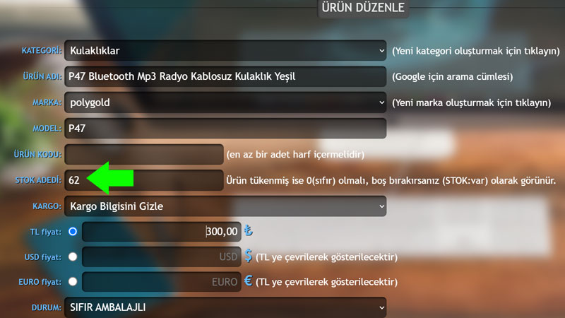 Ürün Stok Yazılımı Fiyatı